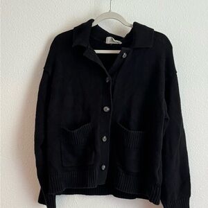 Large Everlane Black Knit Sweater
